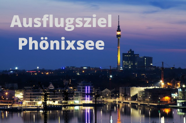 Ausflugsziel Phönixsee Phönixsee Dortmund bei Nacht